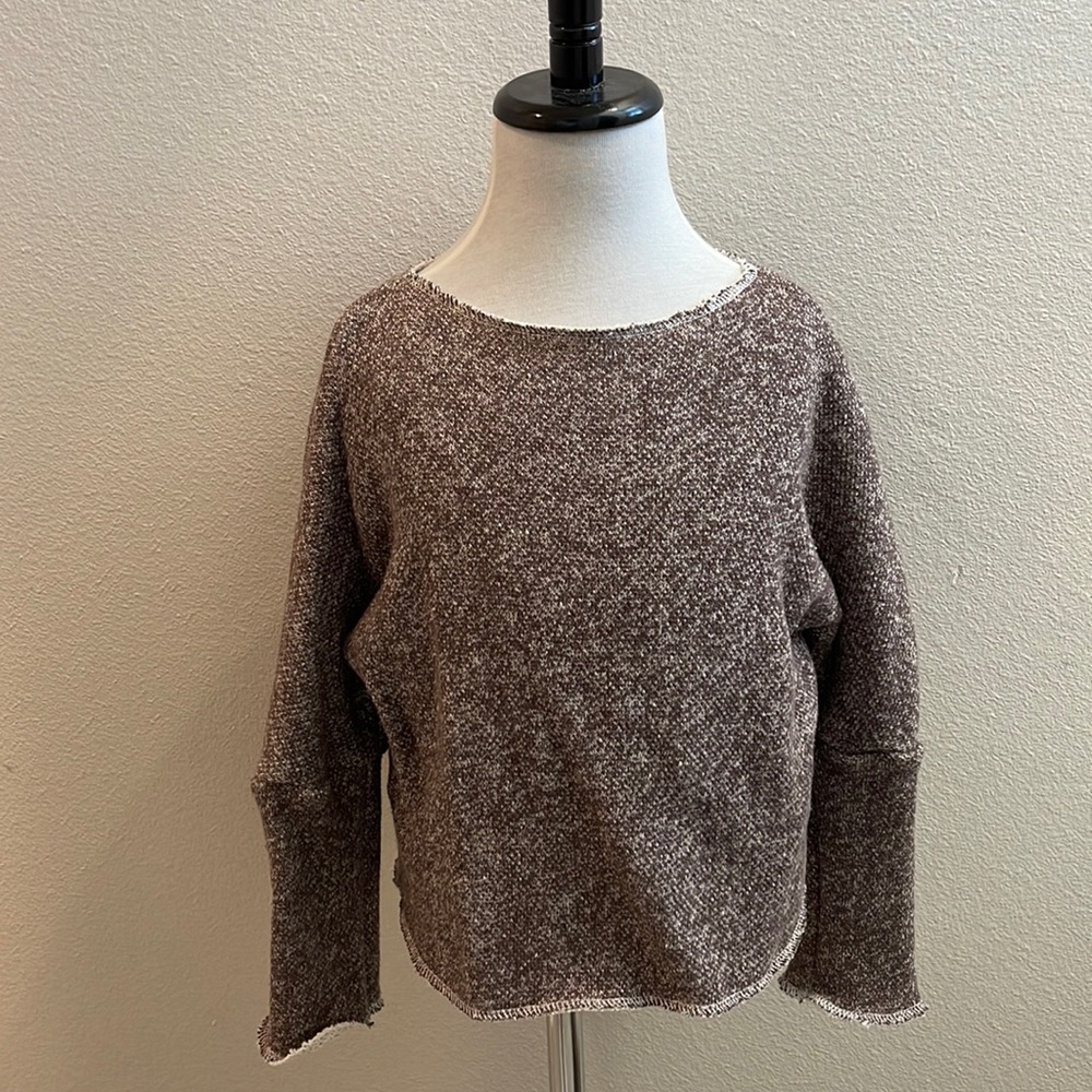 EUC 4T June Park Heathered Mocha Oversized Boxy Sweater!